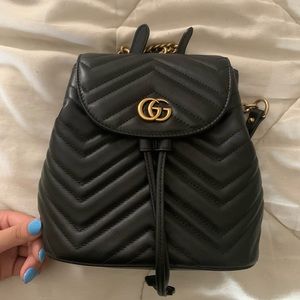brand new gucci calfskin matelasse backpack